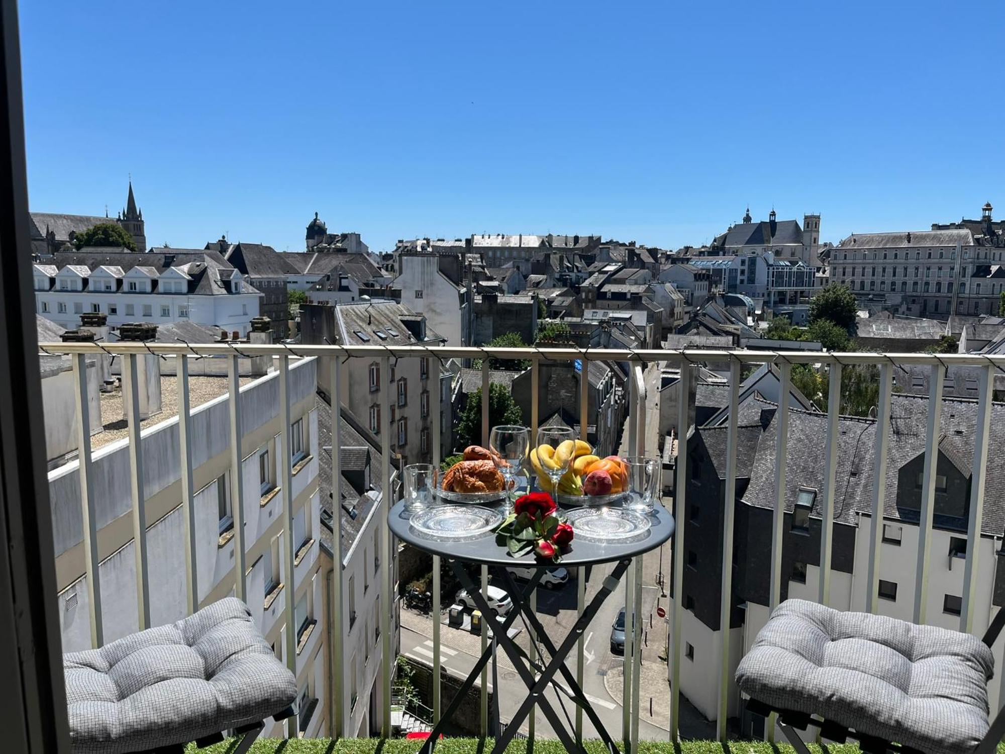 Vue Sur Les Toits Historiques De